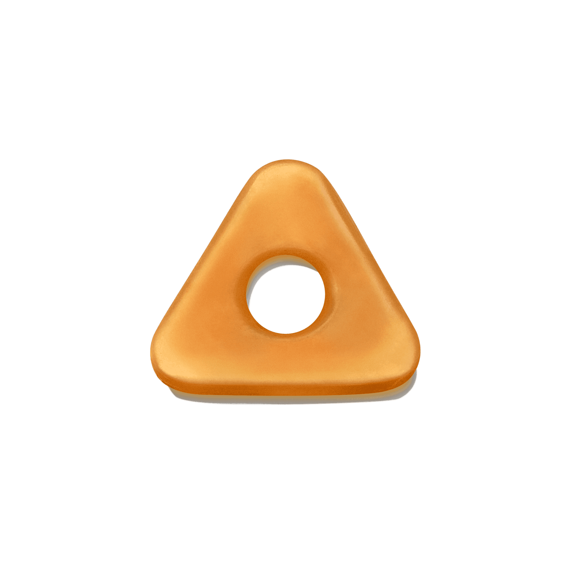 Rubber Triangle Teether from The Charmer Play Kit